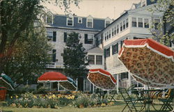 Old Fashioned Garden, The Lord Jeffery Amherst, MA Postcard Postcard Postcard