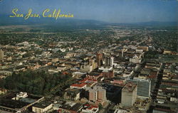 Aerial View San Jose, CA Postcard Postcard Postcard