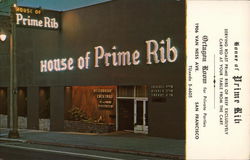 House of Prime Rib San Francisco, CA Postcard Postcard Postcard