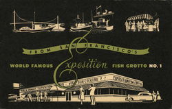 World Famous Fish Grotto No.1 From San Francisco's Exposition California Postcard Postcard Postcard