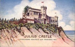 Julius Castle, Telegraph Hill San Francisco, CA Postcard Postcard Postcard