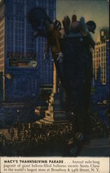 Macy's Thanksgiving Parade Postcard