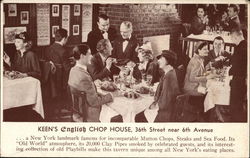 Keen's English Chop House New York, NY Postcard Postcard Postcard