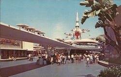 Peoplemover...Tomorrowland Disney Postcard Postcard Postcard