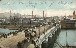 View of Queen's Bridge Belfast, Northern Ireland Postcard Postcard Postcard