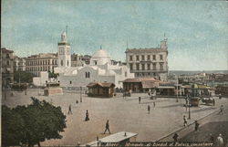 Mosque Algiers, Algeria Africa Postcard Postcard Postcard