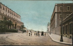 Esplanade Bab-el-Oued & Lycee Postcard