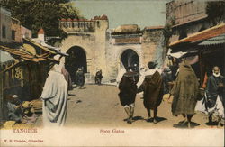 View of Soco Gates Postcard