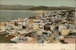 View of Town Postcard