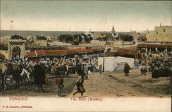 The Soco (Market) Tangier, Morocco Africa Postcard Postcard Postcard