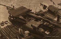 Chinese Cargo Boats China Postcard Postcard Postcard