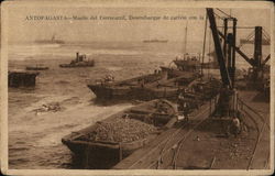 Muelle del Ferrocarril, Desembarque de carbon Postcard