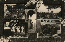 Grand Hotel Tangiers, Morocco Africa Postcard Postcard Postcard