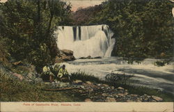 Falls of Quaranilla River Havana, Cuba Postcard Postcard Postcard