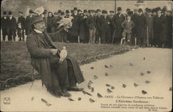 La Charmeur d'Oiseux aux Tulleries Paris, France Postcard Postcard Postcard