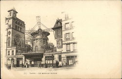 Le Moulin Rouge Paris, France Postcard Postcard Postcard