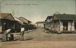 Fifth Street, Canal Zone Postcard