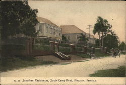 Suburban Residences, South Camp Road Kingston, Jamaica Postcard Postcard Postcard