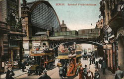 Bahnhof Friedrichstrasse Berlin, Germany Postcard Postcard Postcard