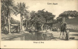 Village of Marg Cairo, Egypt Africa Postcard Postcard Postcard