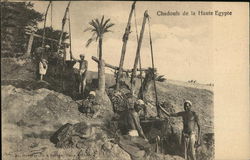 Chadoufs de la Haute Egypte Africa Postcard Postcard Postcard