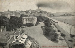 Via Nazionale e Aquarium Napoli, Italy Postcard Postcard Postcard