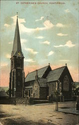 St. Catherine's Church Pontypridd, Wales Postcard Postcard Postcard