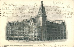 Caledonian Railway Company's Central Station Hotel Glasgow, Scotland Postcard Postcard Postcard