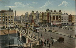 O' Connell Bridge Dublin, Ireland Postcard Postcard Postcard