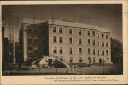 The Monastery of the religious of Holy Cross, guardians of the Shrine Montreal, Canada Misc. Canada Postcard Postcard Postcard