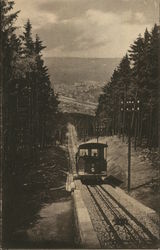 Die Bergbahn - Funicular Railway Heidelberg, Germany Postcard Postcard Postcard