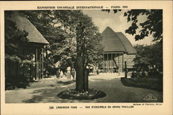 Cameroun Togo - Vue D'Ensemble du Grand Pavillon Paris, France 1931 Paris Colonial Exposition Postcard Postcard Postcard