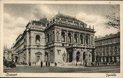 The Opera House Budapest, Hungary Postcard Postcard Postcard