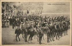 Les Cuirassiers - Carrier-Belleuse - Pantheon de la Guerre Military Postcard Postcard Postcard