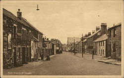 Looking Along Fair Street St. Columb, England Postcard Postcard Postcard