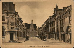 Avenue de la Victoire Verdun, France Postcard Postcard Postcard