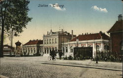 View of Station Tilburg, Holland Benelux Countries Postcard Postcard Postcard