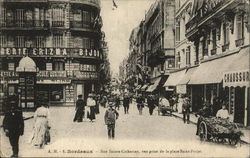 Rue Sainte-Cathrine Bordeaux, France Postcard Postcard Postcard