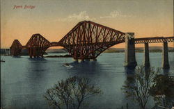 View of Forth Bridge Postcard