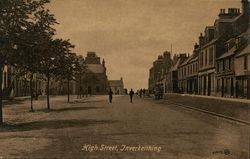 Looking Along High Street Inverkeithing, Scotland Postcard Postcard Postcard