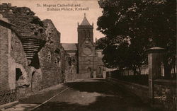 St Magnus Cathedral and Bishops Palace, Kirkwall Postcard