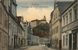 Tavernig Niedergrosse m. Schloss Johannesberg Czechosloakia Eastern Europe Postcard Postcard Postcard