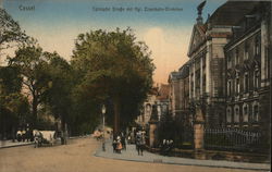 Colnische Strasse mit Kgl. Eisenbahn-Direktion Postcard