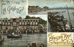 A Gala Day at English Bay Postcard