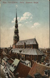 St. Peter's Church Riga, Latvia Eastern Europe Postcard Postcard Postcard