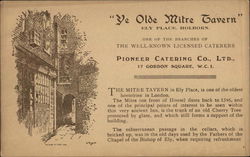 Ye Olde Mitre Tavern, Holborn Postcard