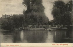 View of Old Ferry Wraysbury, England Postcard Postcard Postcard