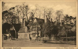 View of Old Cottages Kenilworth, England Postcard Postcard Postcard