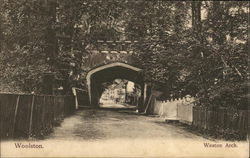 Looking Through Weston Arch Postcard