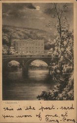 View of "Chatsworth" Bakewell, England Postcard Postcard Postcard